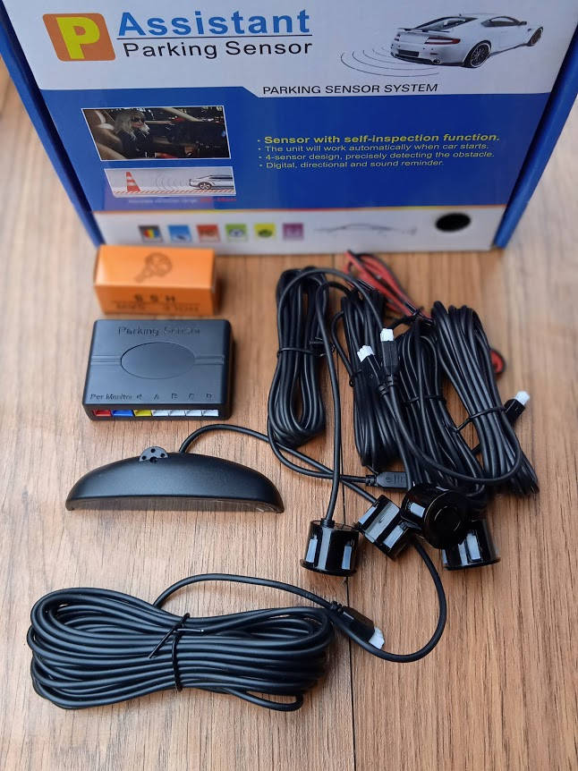 

Парктроник Assistant Parking Sensor System 4 датчика диаметр 22 мм. Цвет черный