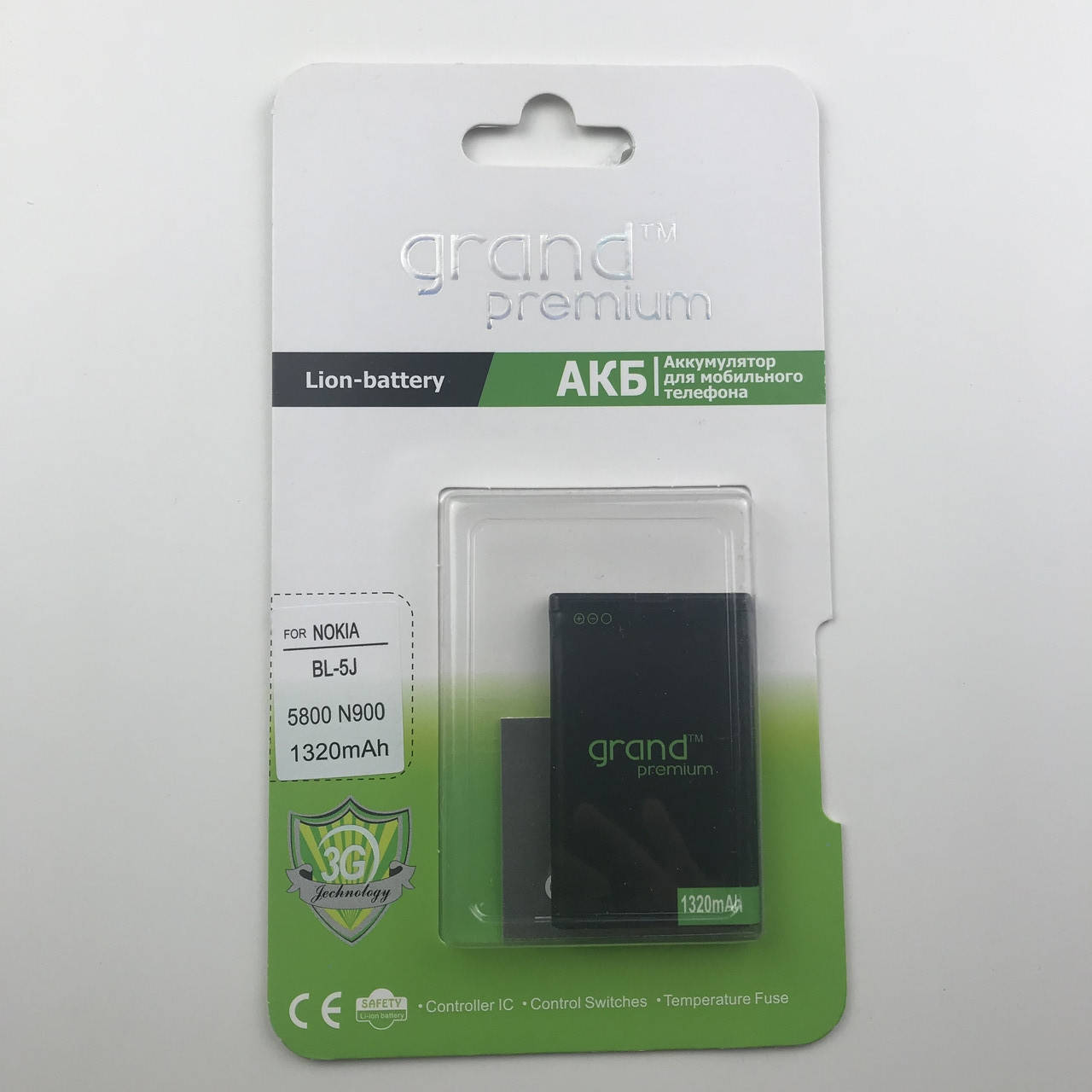 

Аккумуляторная батарея для телефона Nokia BL-5J 1320mAh Grand Premium