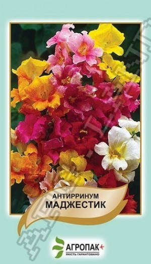 

Семена Львиный зев( Антирринум) Маджестик 0,2 грамма Legutko, Разные цвета
