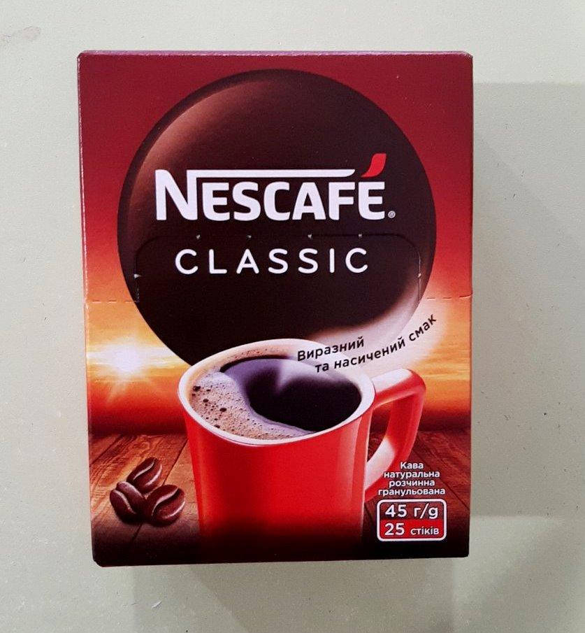 

Кофе Nescafe Classic 25 стиков