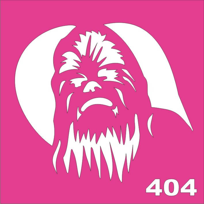 

Трафарет Халк для био-тату хной, блеск тату Boni Kasel № 404