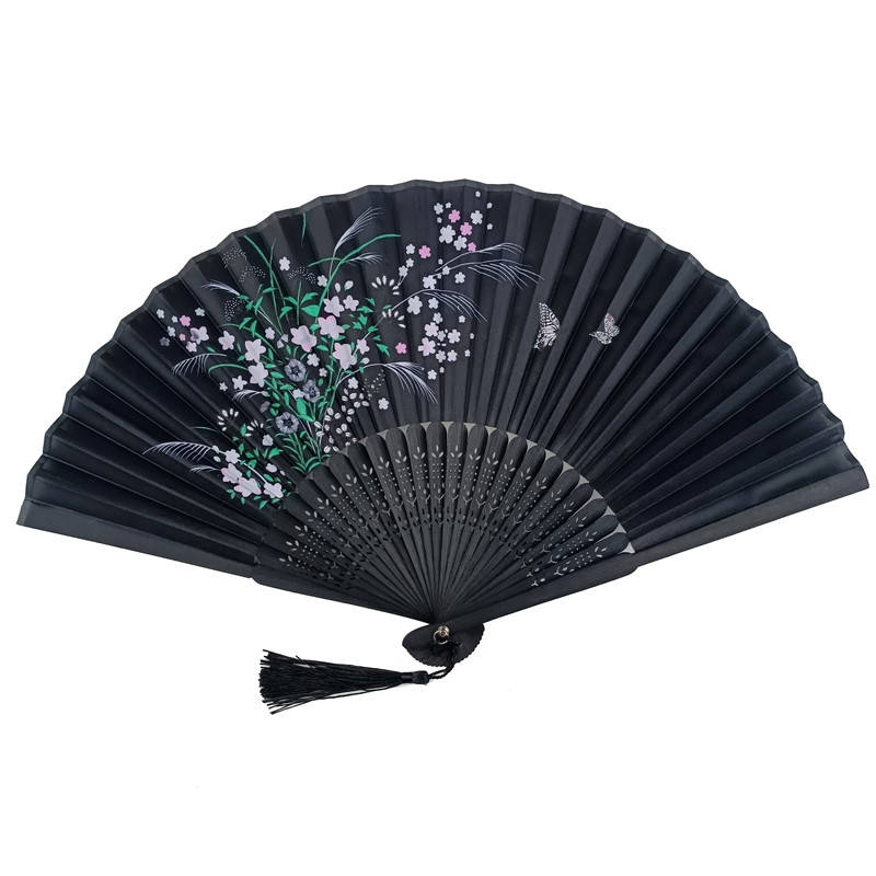 

Веер деревянный черный 21х37 см (C4066)