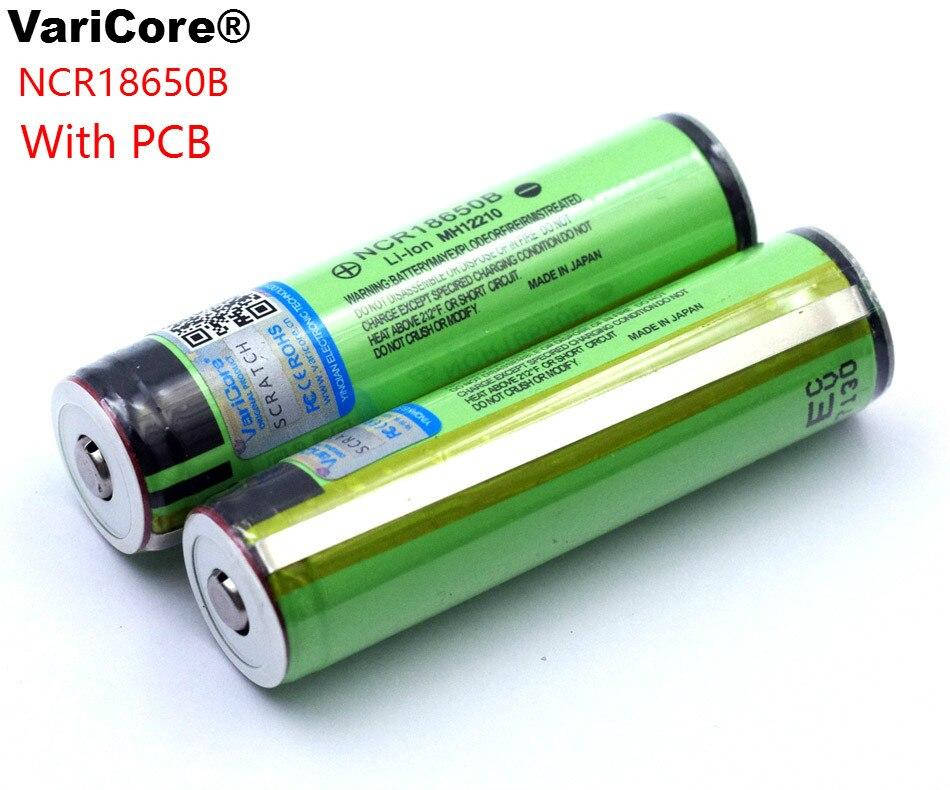 

Аккумулятор Varicore NCR18650B 3400 mAh с платой защиты 18650