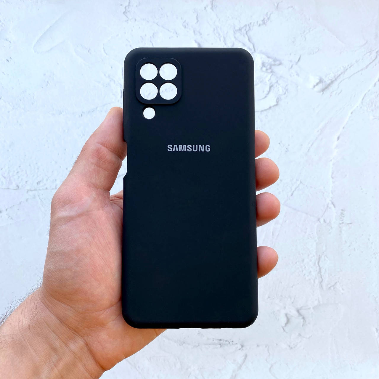 

Чехол на Samsung Galaxy M32 Silicone Case черный силиконовый / для Самсунг Гелекси М32