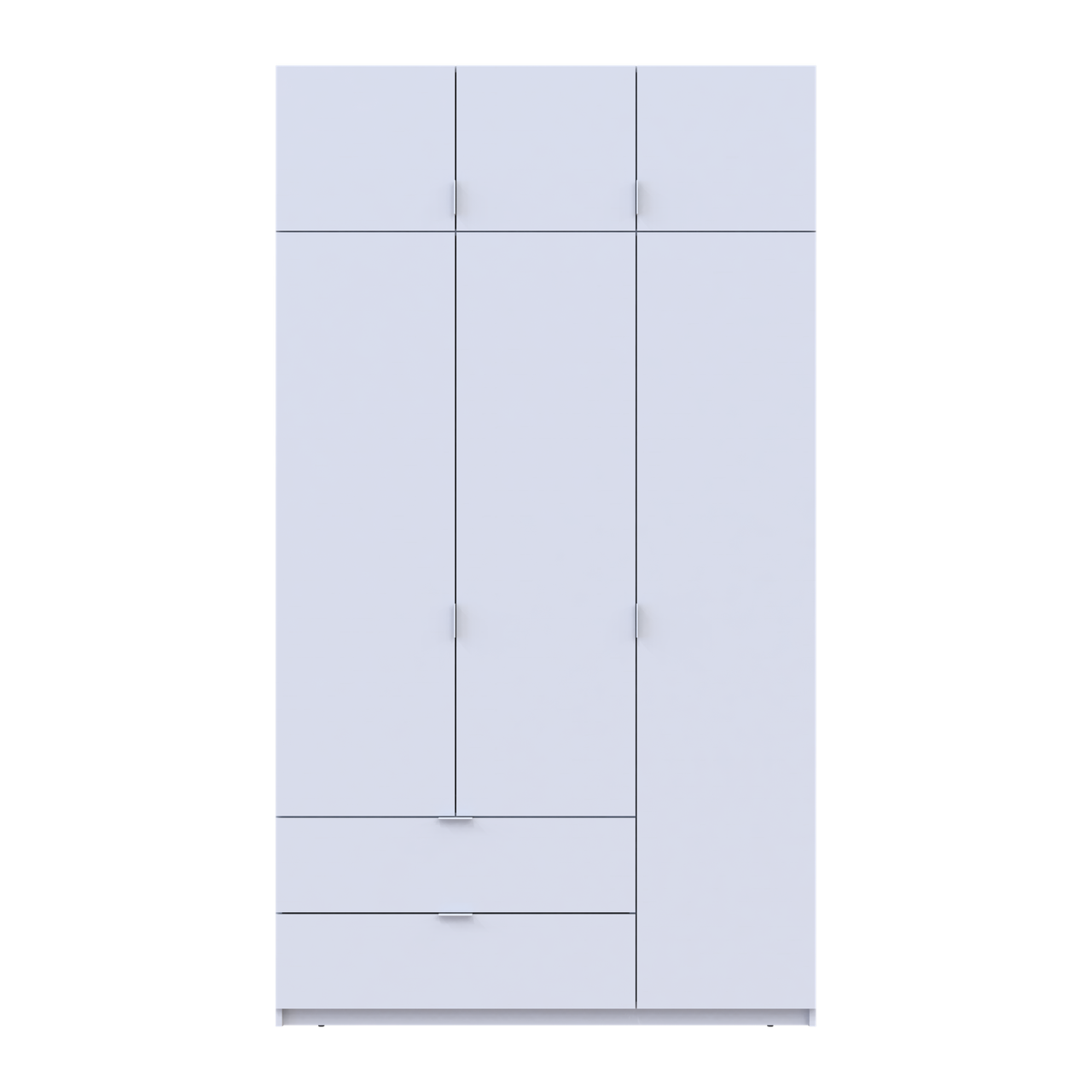Розпашна Шафа для одягу Doros Лукас Білий 3ДСП 135х50х240 (80737800) 7
