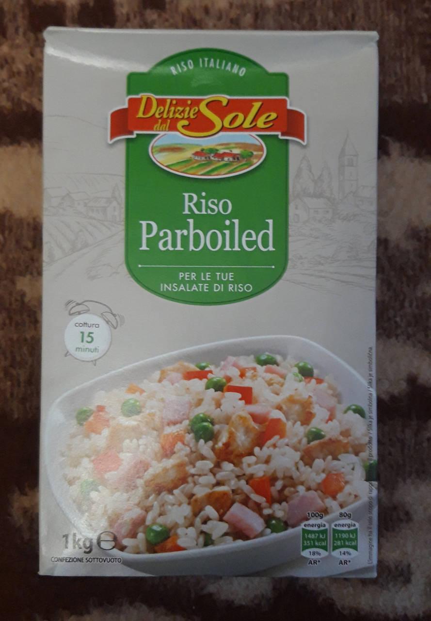 

РИС ИТАЛЬЯНСКИЙ RISO PARBOILED 1 КГ DELIZIE DAL SOLE