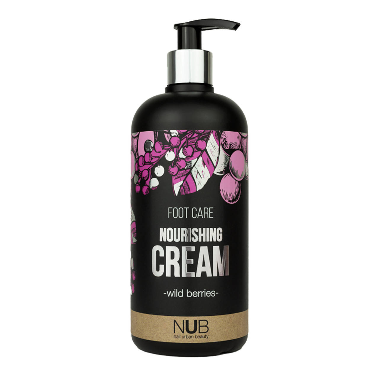 

Крем питательный для ног NUB Foot Care Nourishing Cream Wild Berries лесные ягоды, 500 мл