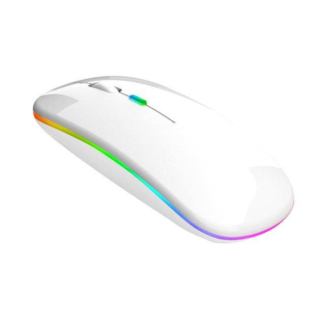 

Мышь беспроводная USB TRY Mouse Slim 1200 dpi с подсв. встр. акб белая новая