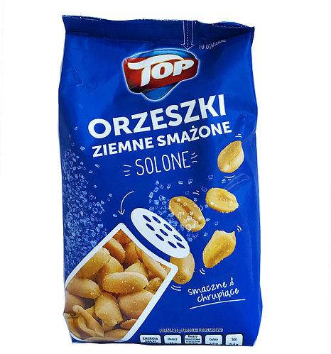 

Арахис соленый жареный TOP Orzeszki Ziemne, 400г, Польша