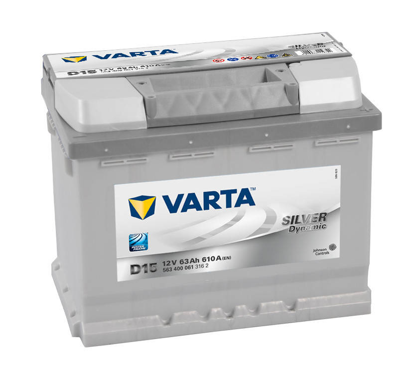 

Автомобильный аккумулятор Varta 6СТ-63 SILVER Dynamic (D15)