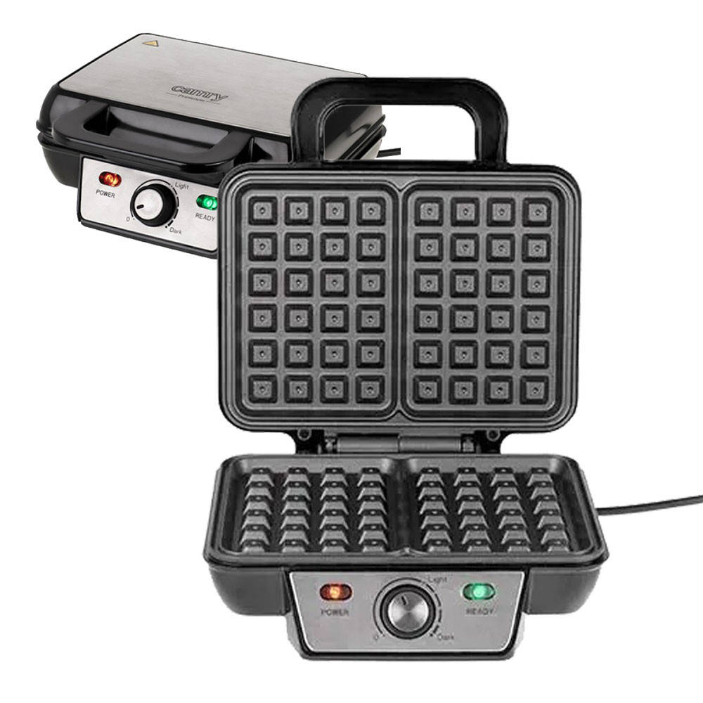 

Вафельница Camry CR 3046 XXL 1600Вт для 2 бельгийских вафель