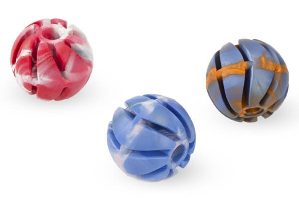 

Sum Plast Spiral Ball игрушка мяч с прорезью с запахом ванили для собак, №2 (Ø5см)
