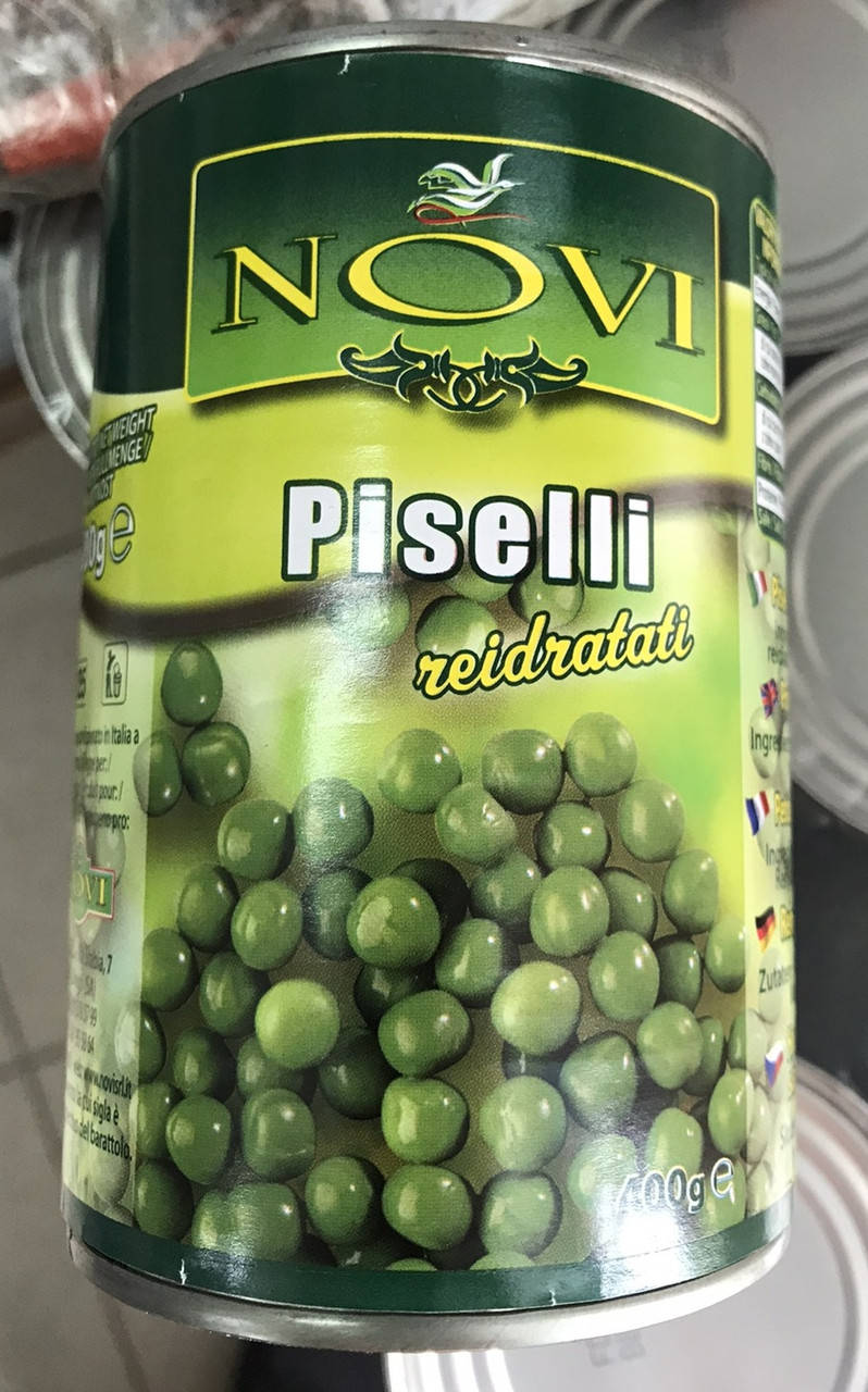 

Горошек зеленый консервированный Novi 400 г Италия
