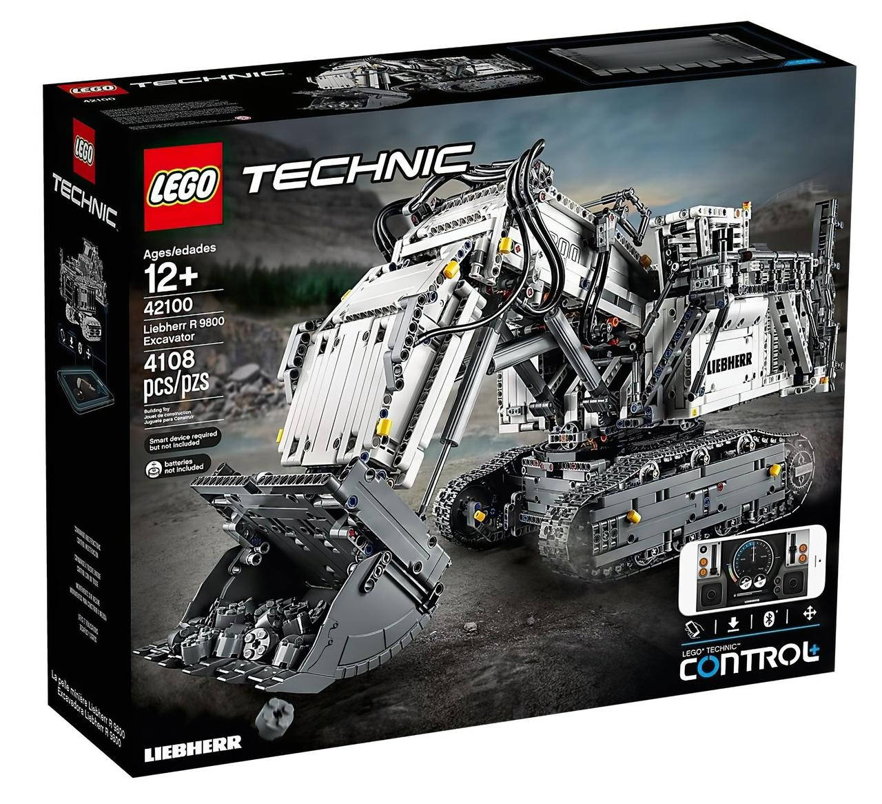 

Конструктор LEGO Technic Экскаватор Liebherr R 9800