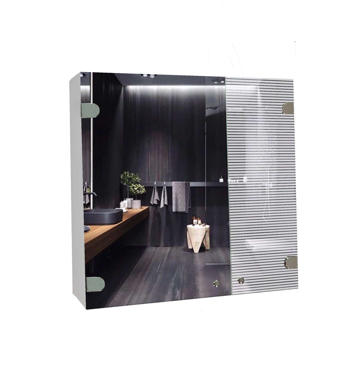 

Шкаф-зеркало (53*64*12см) ШК842