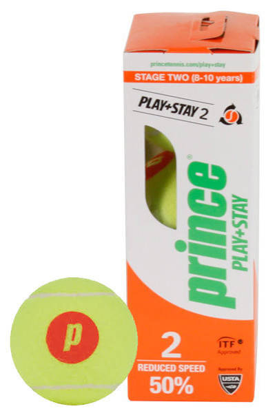 

Теннисные мячи для детей Prince Play & Stay Stage 2