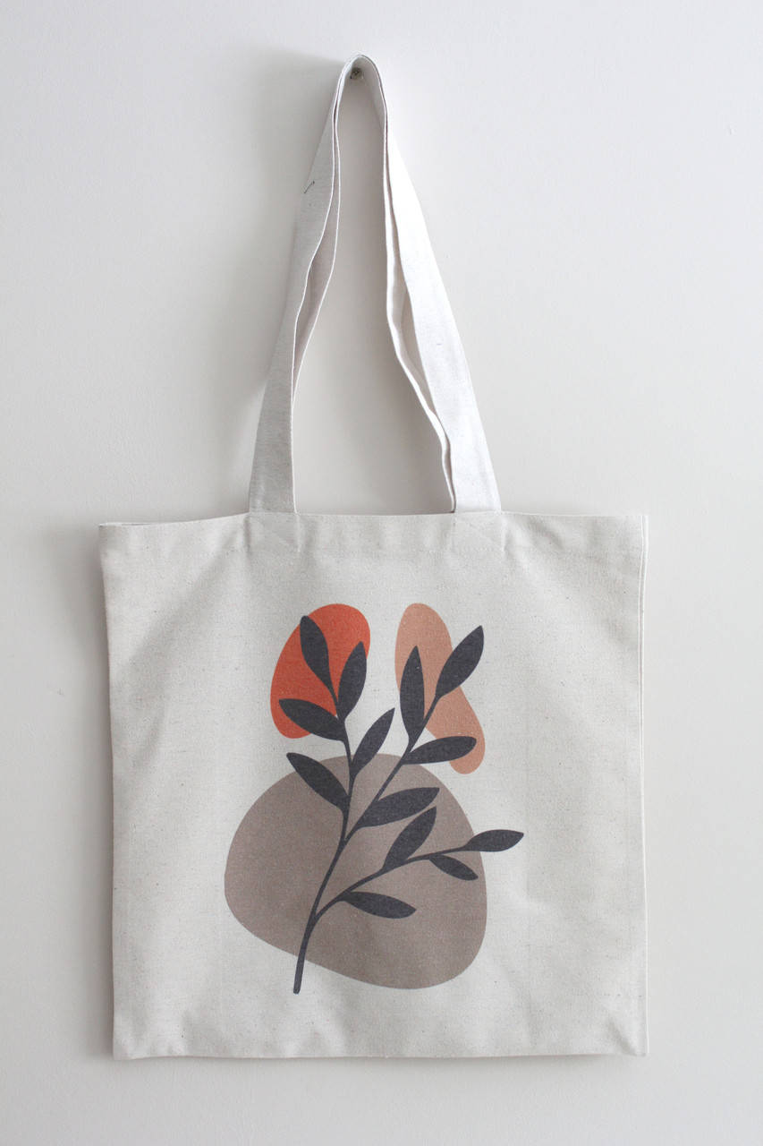 

Эко сумка с принтом, Бежевый