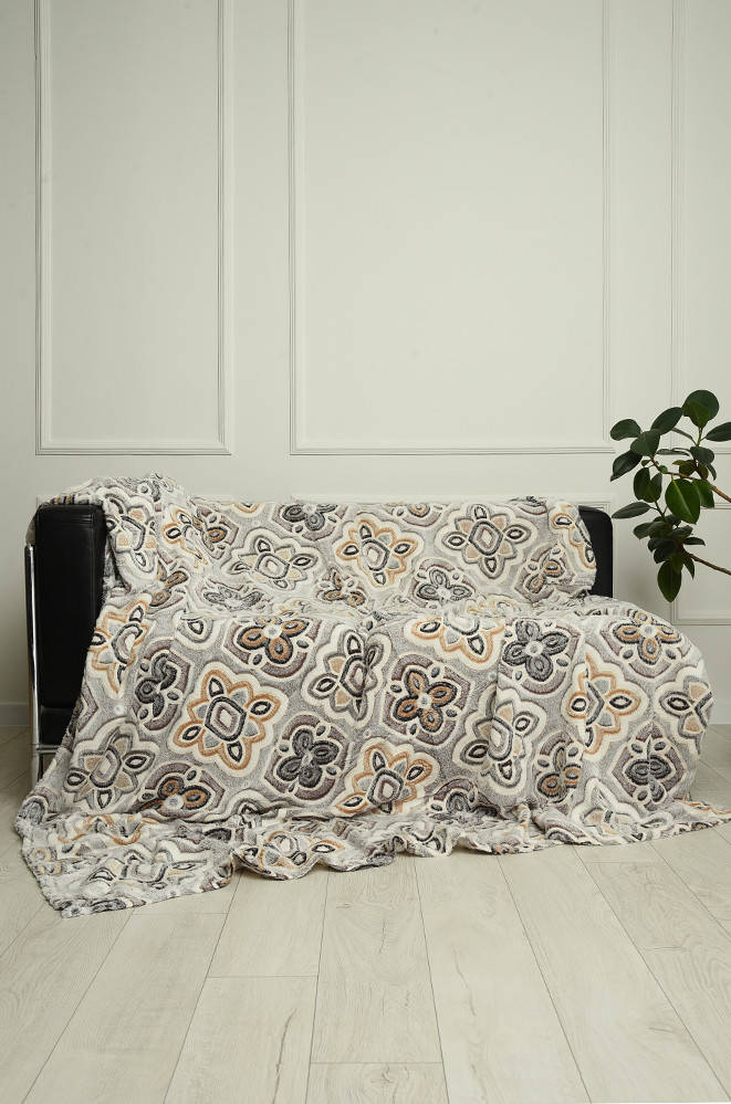 

Плед коричневый размер 220*240 см 143166M