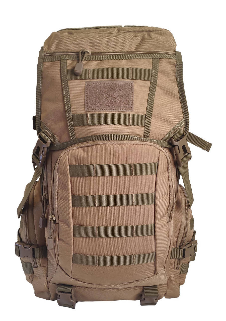

Рюкзак тактический Tactical TY-216 койот ткань с защитой от дождя 37 л.