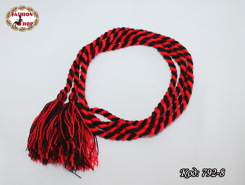 

Чёрно - красный узкий пояс