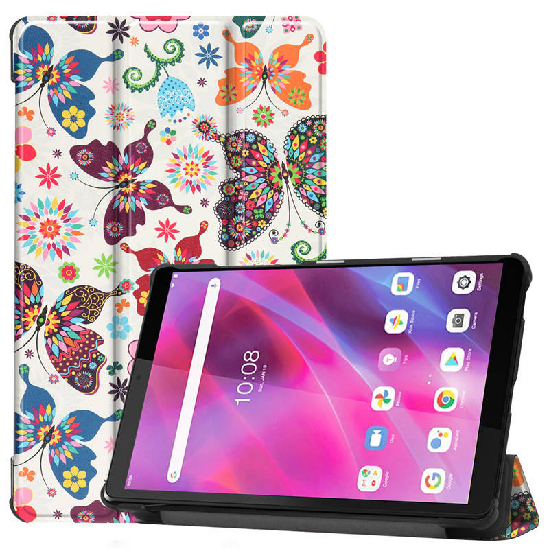 

Чехол книжка для планшета Lenovo Tab M8 TB-8505X и TB-8505F Бабочки