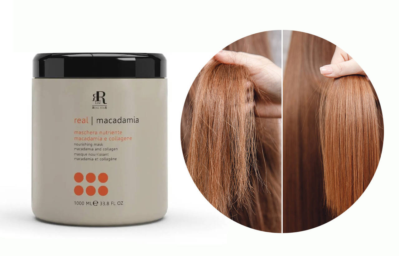 

Маска с маслом макадамии и коллагеном RR Line Macadamia Star 1000 мл