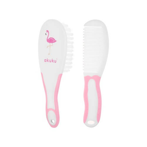 

Набор: щётка и расчёска для детей A0448-PINK FLAMINGO