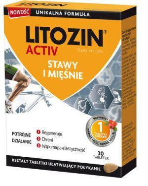 

Litozin Activ - при нагрузке на мышцы и суставы, 30 таб.