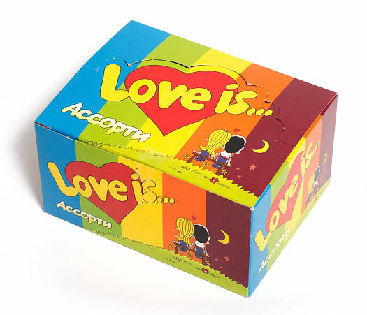 

Жевательная резинка Love is 5 вкусов микс лове ис