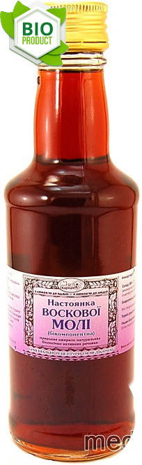 

Настоянка воскової молі (Galleria mellonella) 20% 200мл «Мед Карпат» потужний стимулятор природного імунітету