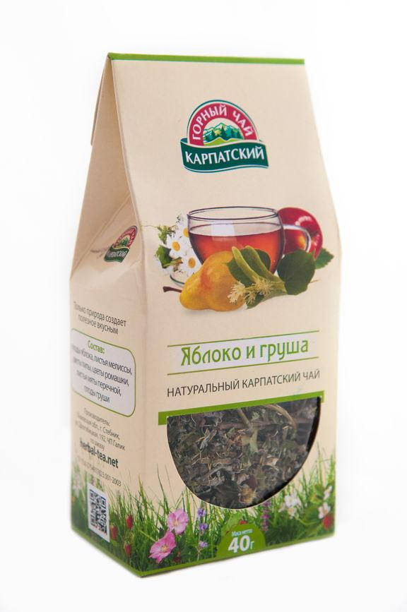 

Фиточай Яблоко и груша , 40г Карпатский горный чай