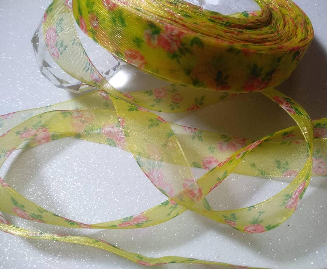 

Органза с рисунком