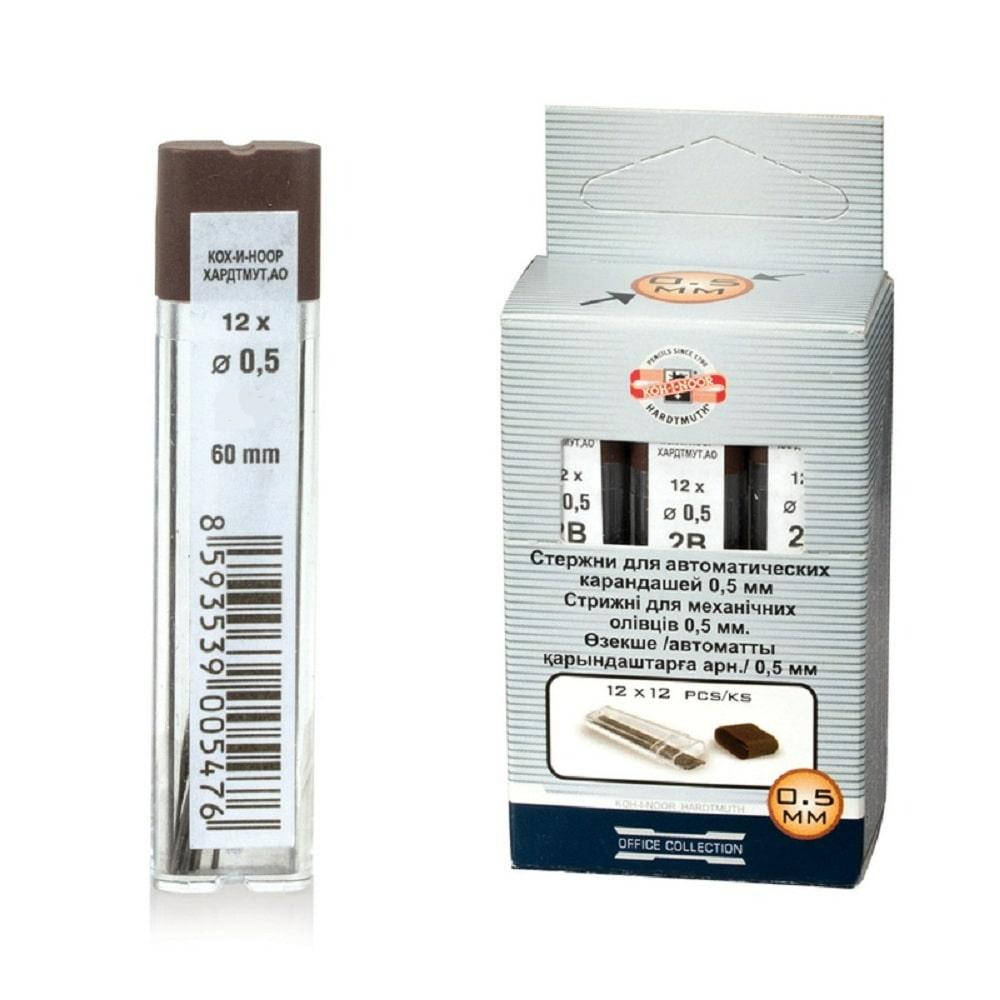 

Набір грифелів для механічного олівця 0.5 НВ, Koh-i-Noor