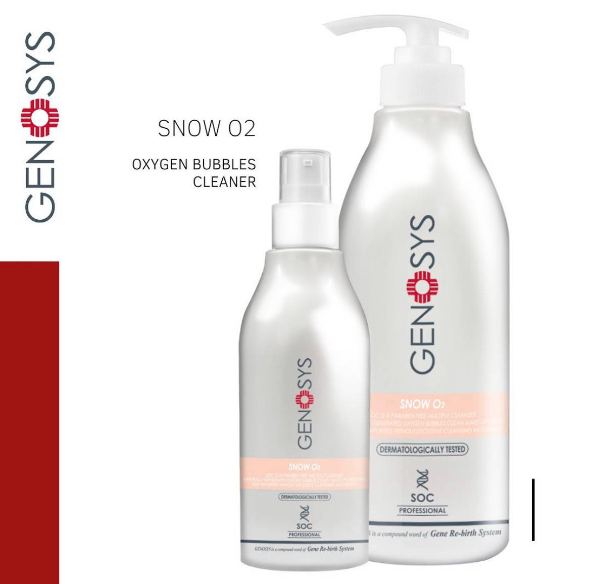 

Genosys Snow O2 Cleanse. 180 ml Кислородная пенка для умывания