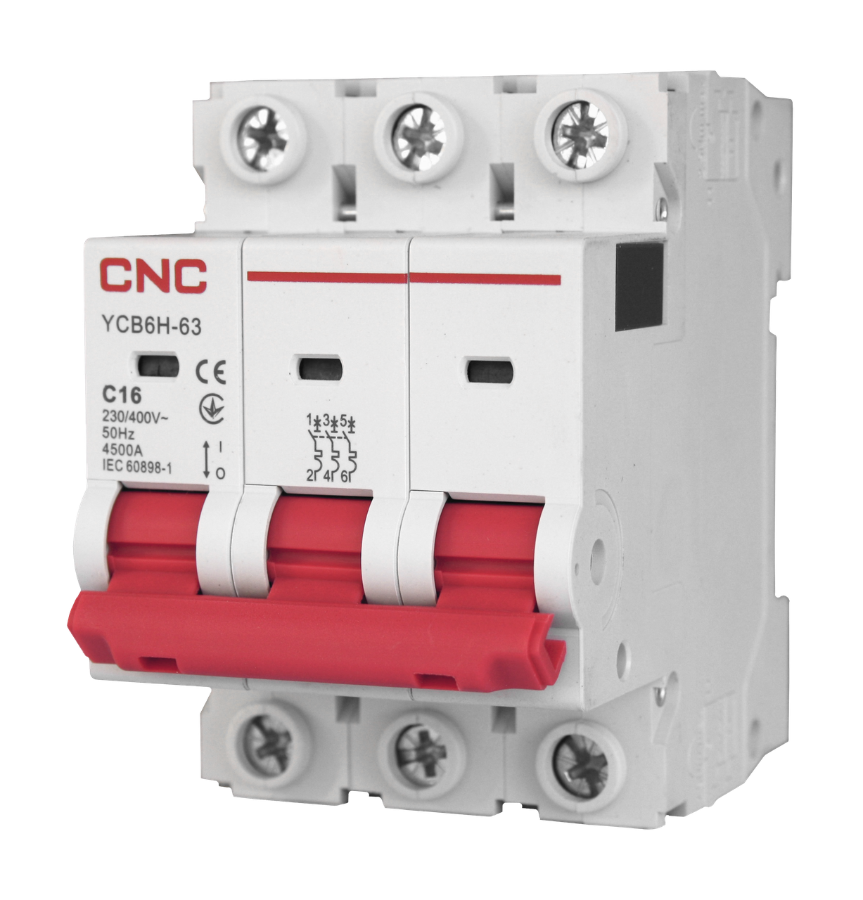 

Автоматический выключатель CNC Electric YCB6Н-63 3Р 40А 4,5kA тип С