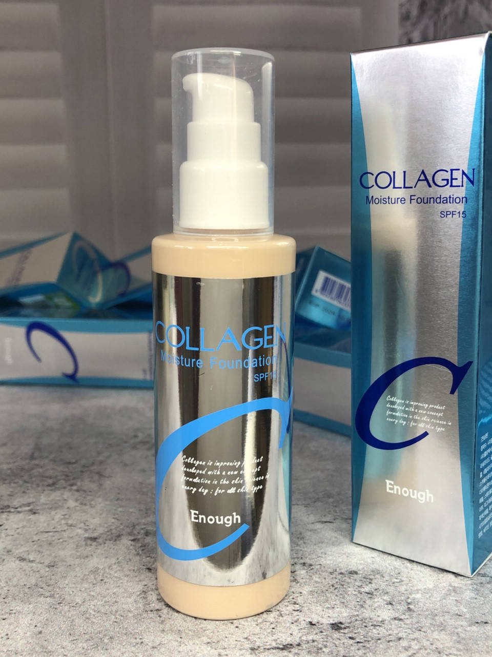 

Тональний крем, Collagen Moisture Foundation SPF 15 №21, Enough