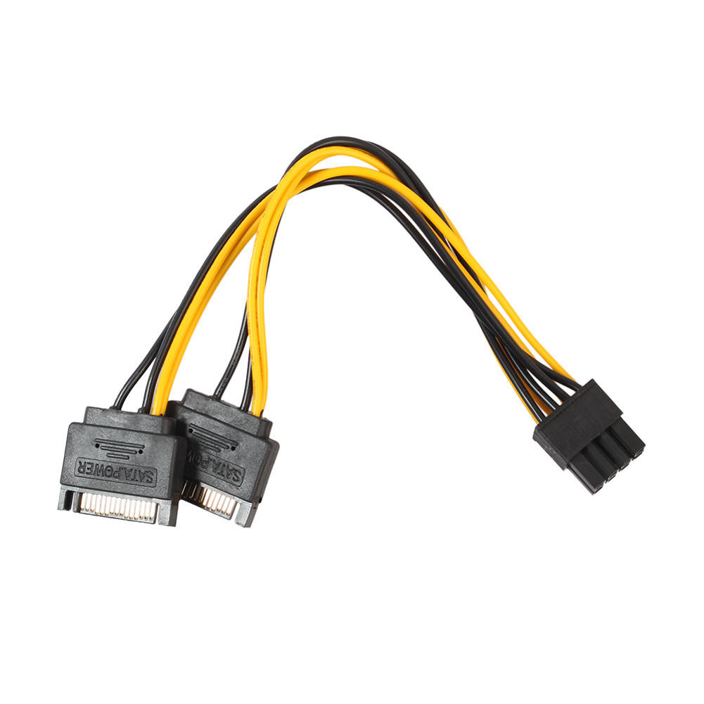 

Кабель питания SATA×2 - 8pin Pci-E