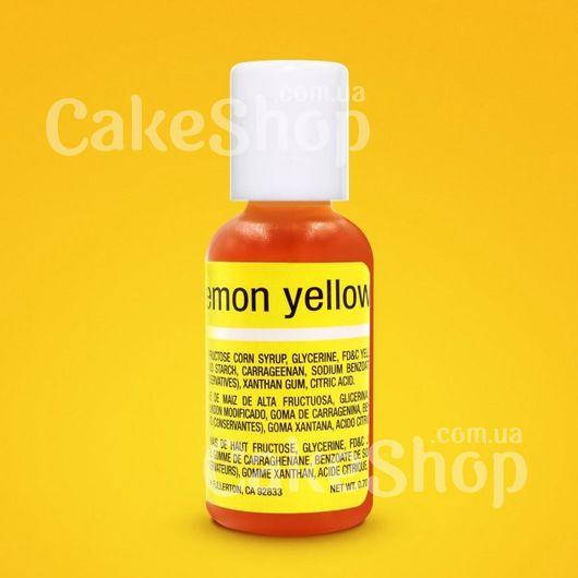 

Гелевый краситель Chefmaster Liqua-Gel Lemon Yellow (Лимонно-желтый)