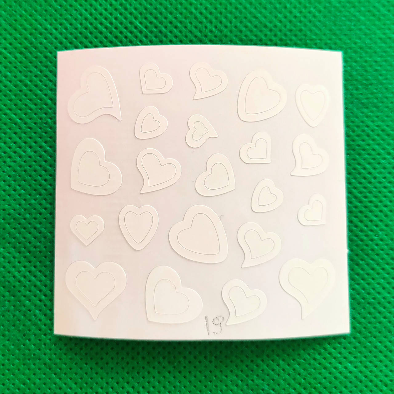 

Трафарет для маникюра 19, Белый