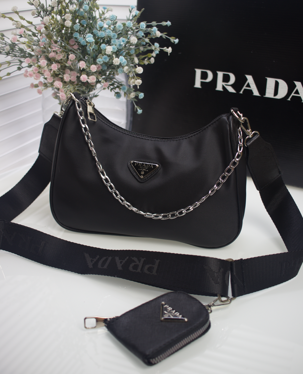 

Сумочка женская Prada Прада крассика, Черный