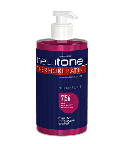 

Тонуюча маска для волосся Haute Couture Newtone 7/56 Русявий червоно-фіолетовий 435 мл