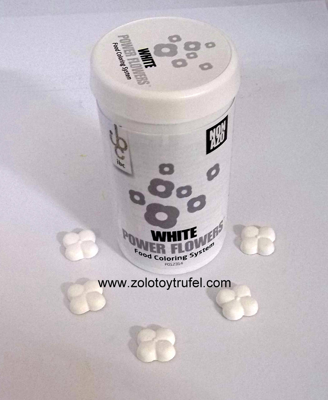 

Краситель для шоколада "Белый" 5 шт. Power Flower Non azo