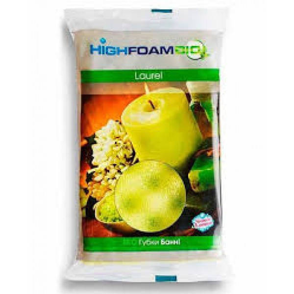 

Губка банна High Foam Laurel массажная, 1 шт
