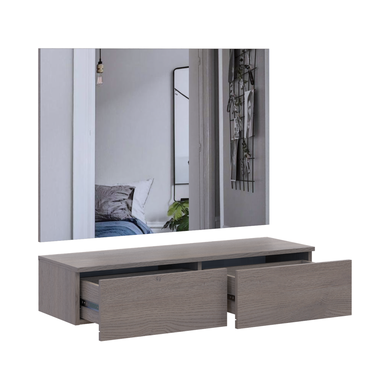 Комплект меблів Doros Левія + дзеркало Канноло 100х32х100 (42005238) 5