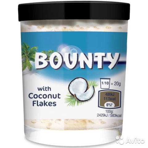 

Шоколадная паста Bounty