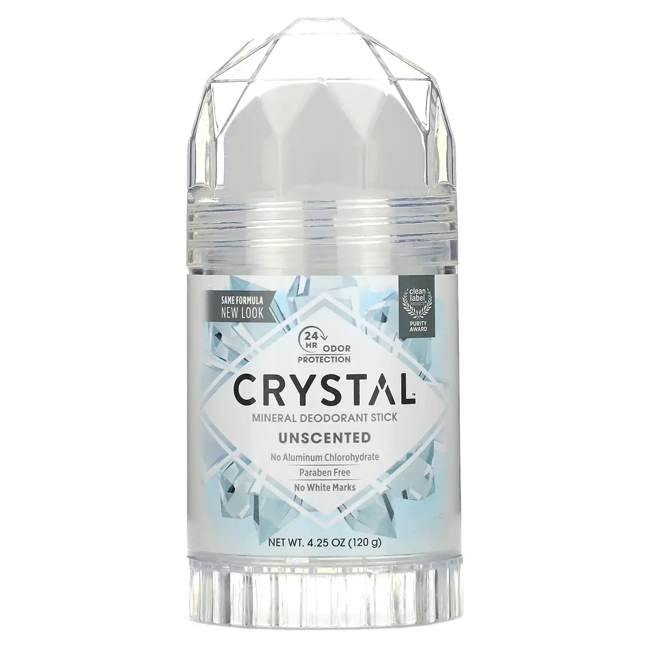 

Crystal Body Deodorant, минеральный дезодорант-карандаш, без запаха, 120 г (4,25 унции)