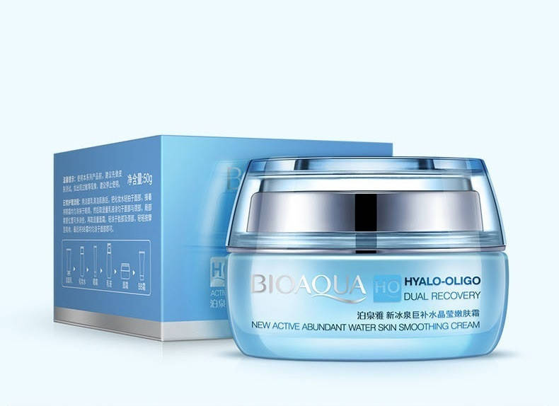 

Увлажняющий крем Bioaqua с гиалуроновой кислотой для лица Aquasource HO Hyalo-Oligo Dual Recovery, 50 г