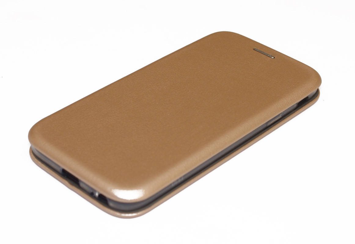 

Чехол книжка Level для Samsung Galaxy J3 2017 J330 Экокожа Золотой, Золотистый
