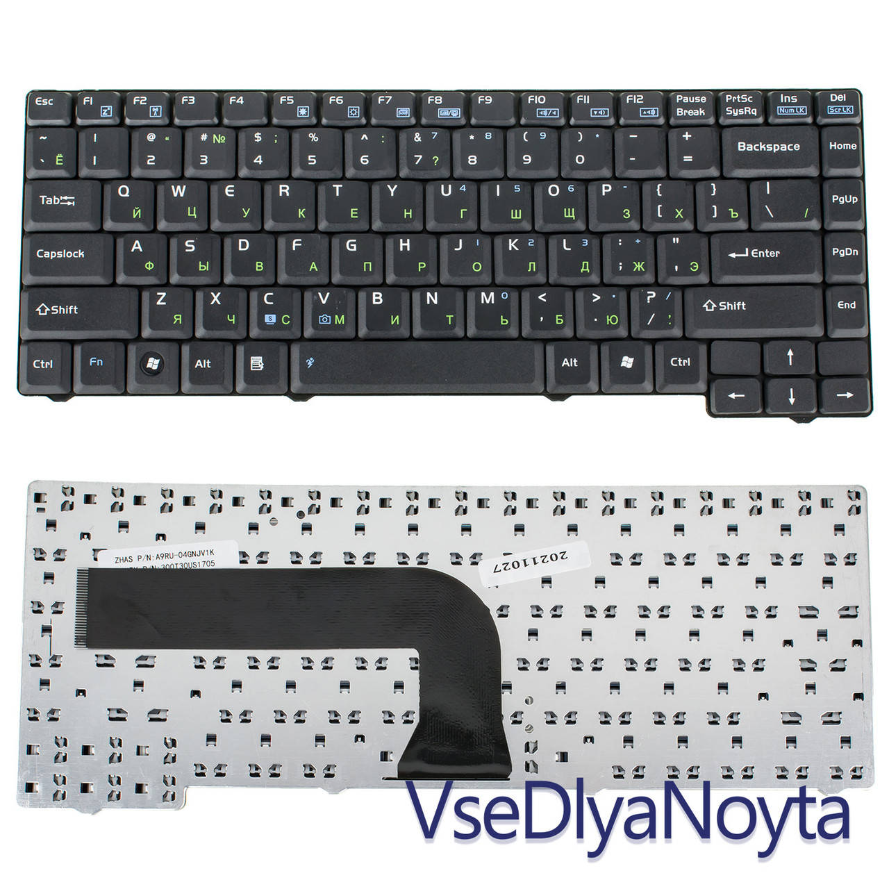 

Клавиатура ASUS X51R X51RL X58C X58L X58LE Z94 Z94G Z94L Z94Lg Z94Rp, Черный