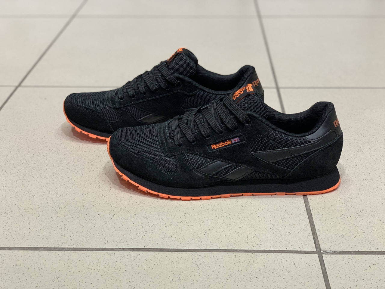 

Летние мужские кроссовки Reebok черные 42, Черный